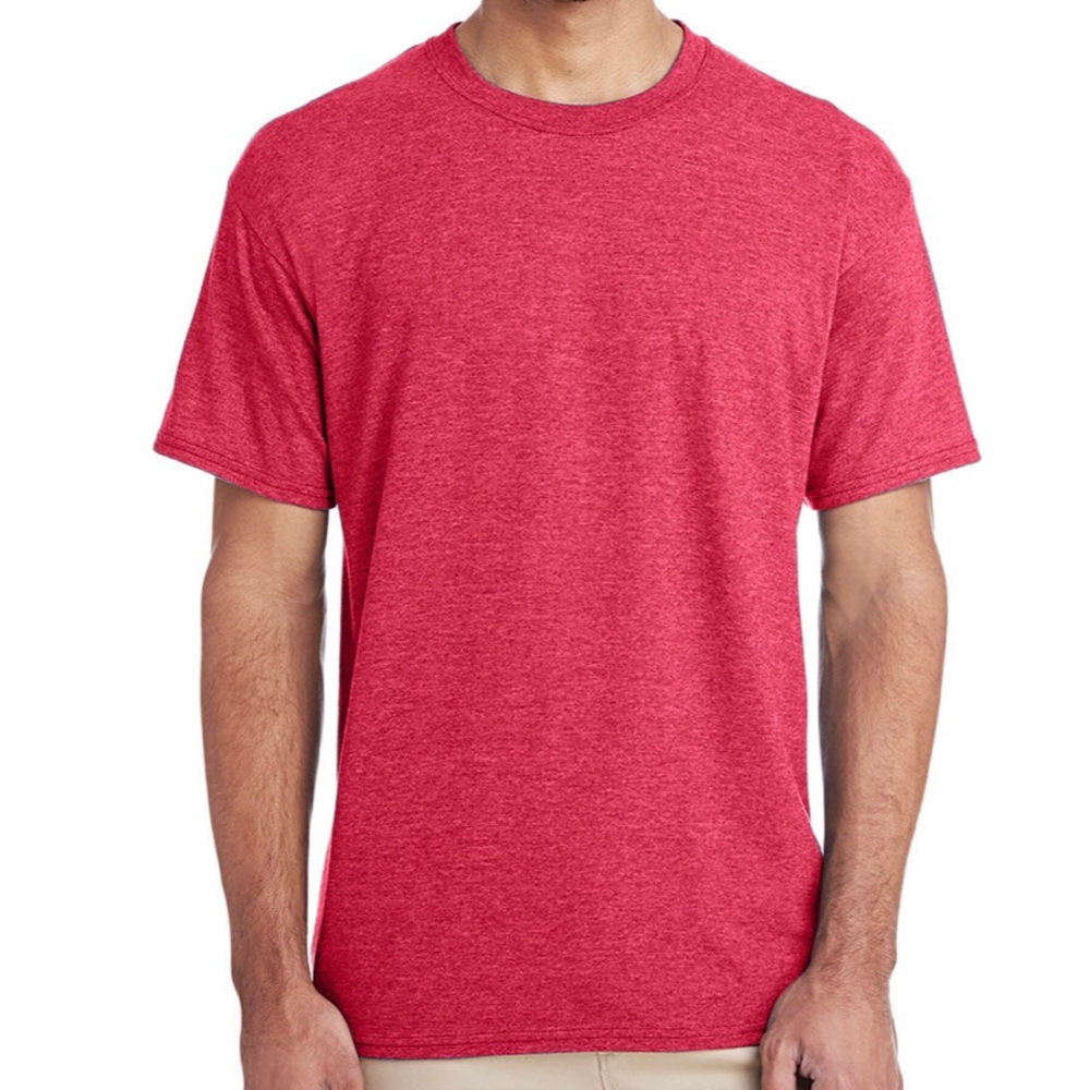 GILDAN / Men’s Red Heather T-Shirt